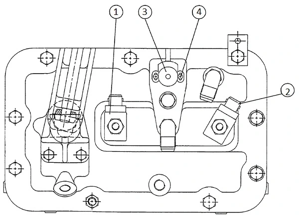 Ubicación del potenciómetro del inversor MF 6100