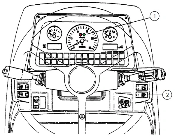 Tablero de instrumentos Massey Ferguson 6110-6190